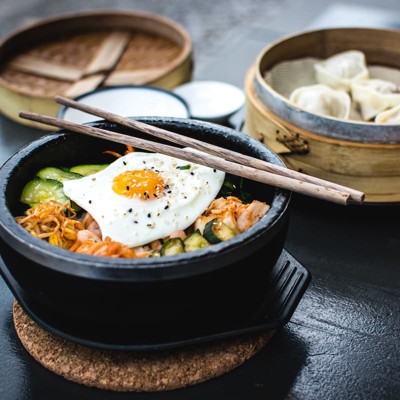 Photo of beautifully
                arranged food